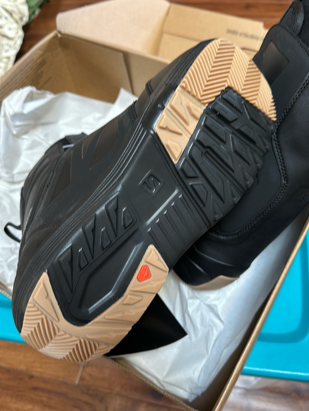 Salomon Launch Boa SJ Snowboard Boots Black/White - Picture 2 of 3